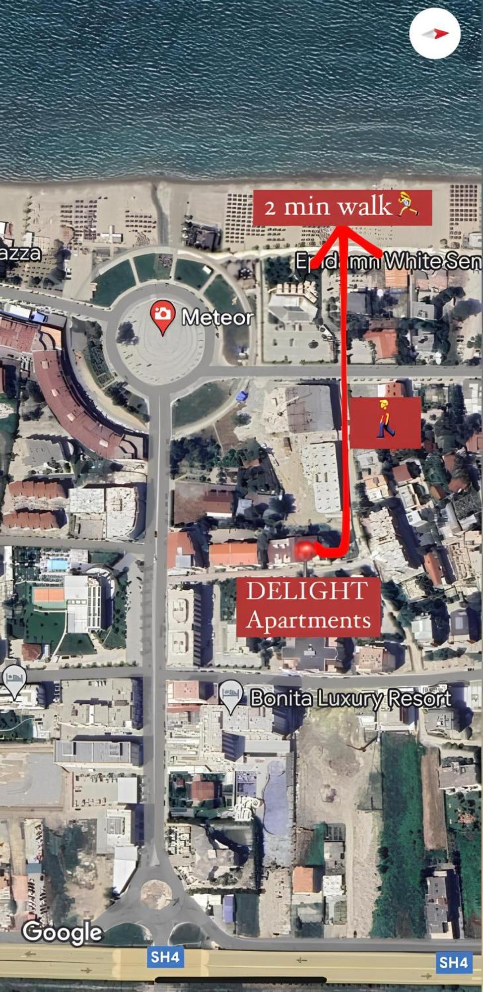 Delight Apartments Golem  Bagian luar foto